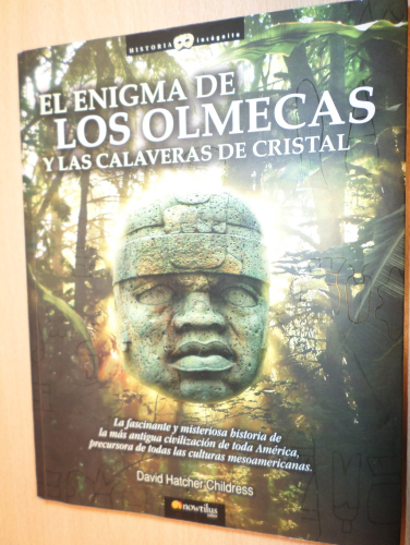 Portada del libro de EL ENIGMA DE LOS OLMECAS Y LAS CALAVERAS DE CRISTAL