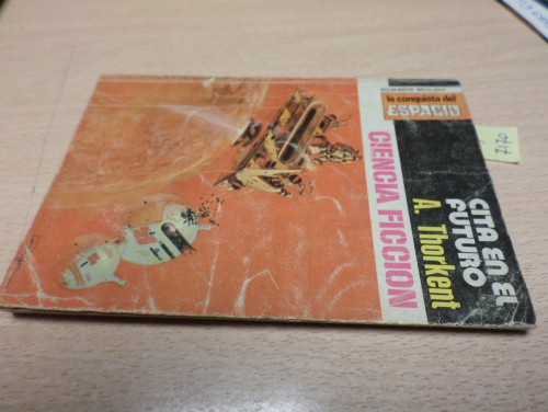 Portada del libro de LA CONQUISTA DEL ESPACIO BRUGUERA - Nº 369 - CITA EN EL FUTURO