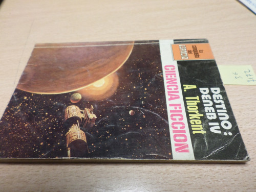 Portada del libro de LA CONQUISTA DEL ESPACIO BRUGUERA - Nº 523 - DESTINO DENEB IV