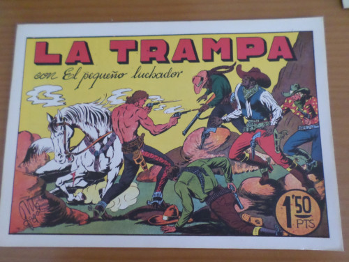 Portada del libro de EL PEQUEÑO LUCHADOR FACSIMIL VALENCIANA Nº 24 - LA TRAMPA