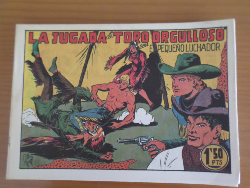 Portada del libro de EL PEQUEÑO LUCHADOR FACSIMIL VALENCIANA Nº 35 - LA REVUELTA DE LOS APACHES