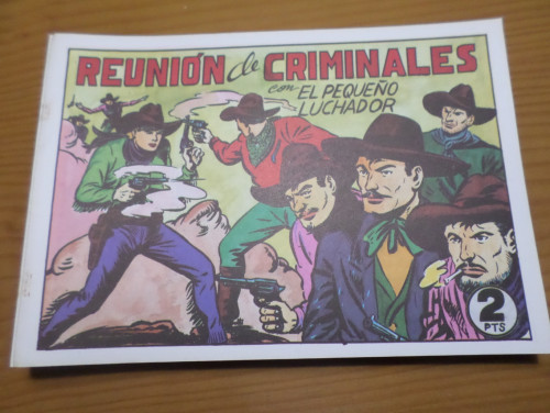 Portada del libro de EL PEQUEÑO LUCHADOR FACSIMIL VALENCIANA Nº 114 - REUNION DE CRIMINALES