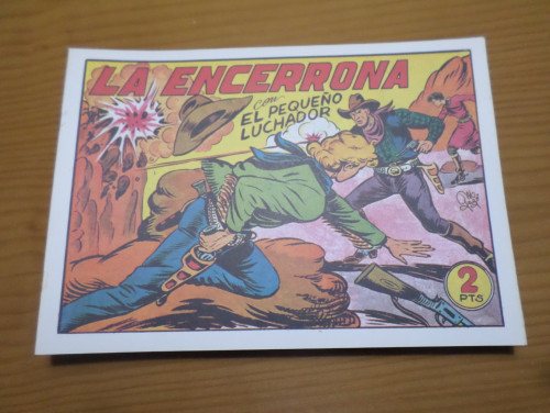 Portada del libro de EL PEQUEÑO LUCHADOR FACSIMIL VALENCIANA Nº 115 - LA ENCERRONA