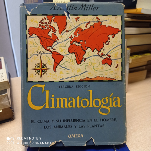 Portada del libro de CLIMATOLOGIA : EL CLIMA Y SU INFLUENCIA EN EL HOMBRE , LOS ANIMALES Y LAS PLANTAS