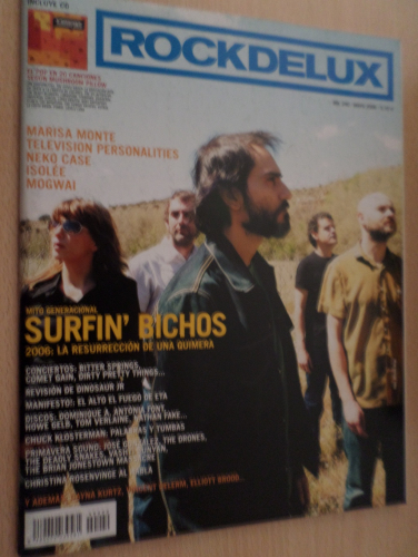 Portada del libro de ROCKDELUX Nº 240 AÑO 2006 SURFIN BICHOS C. ROSENVINGE DINOSAUR JR