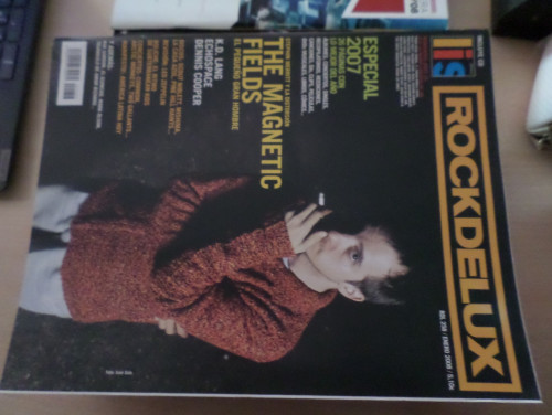 Portada del libro de REVISTA ROCKDELUX. Nº 258. ENERO 2008. the magnetic fields. K.D LANG ECHOSPACE. DENNIS COOPER. ESPECIAL...