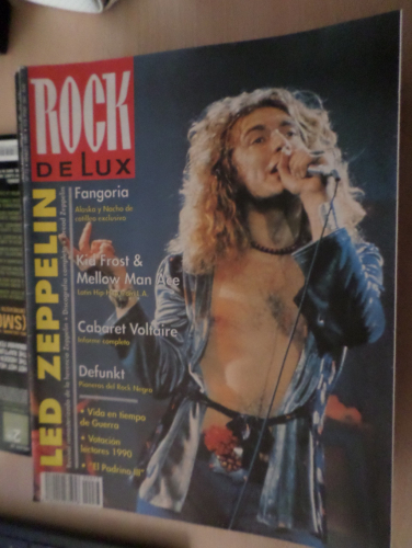 Portada del libro de REVISTA ROCK DE LUX nº 73 Marzo 1991- Led Zeppelin. Fangoria. Defunkt. Cabaret Voltaire. Kid Frost