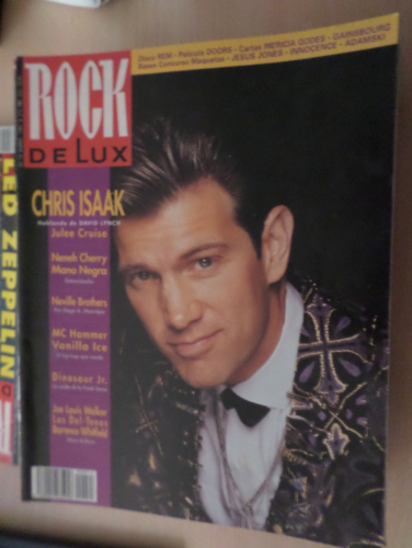 Portada del libro de ROCK DE LUX. Nº 74  ABRIL 1991- CHRIS ISAAK.NEVILLE BROTHERS.DEL TONOS.MANO NEGRA