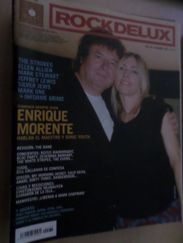 Portada del libro de ROCKDELUX Nº 235 DICIEMBRE 2005 -ENRIQUE MORENTE-SONIC YOUTH-STROKES-ELLEN ALLIEN-MARK STEWART-THE BAND
