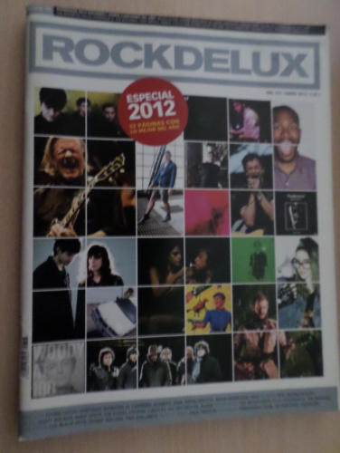Portada del libro de ROCK DE LUX Nº 313 ENERO 2013(ROCKDELUX) ESPECIAL 2012-SANTIAGO AUSERÓN-EL CABRERO-MAX-FLYING LOTUS