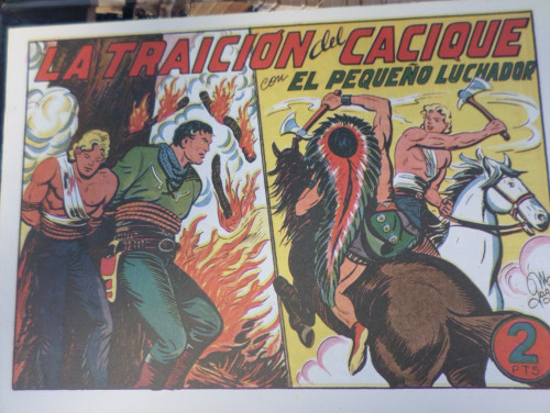Portada del libro de EL PEQUEÑO LUCHADOR FACSIMIL VALENCIANA Nº 143 - LA TRAICION DEL CACIQUE
