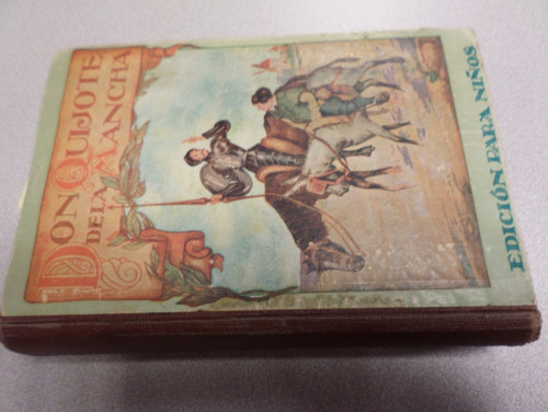 Portada del libro de DON QUIJOTE DE LA MANCHA. DALMAU CARLES. EDICIÓN PARA NIÑOS