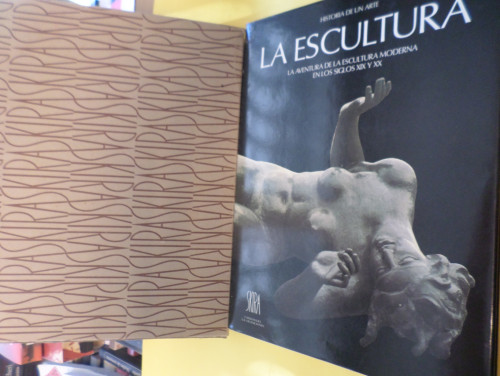 Portada del libro de HISTORIA DE UN ARTE. LA ESCULTURA. LA AVENTURA DE LA ESCULTURA MODERNA EN LOS SIGLOS XIX Y XX