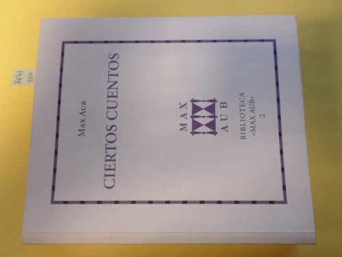Portada del libro de MAX AUB - CIERTOS CUENTOS - BIBLIOTECA MAX AUB 2