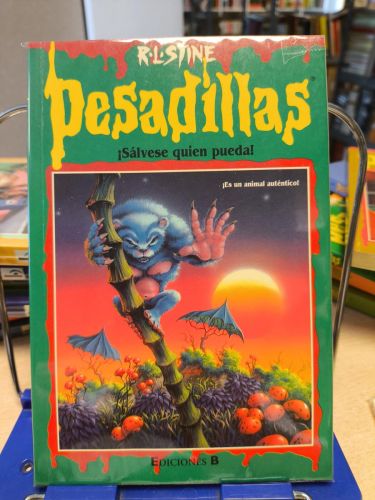 Portada del libro de PESADILLAS - NUMERO 41 - Sálvese quien pueda - R.L. STINE - EDICIONES B