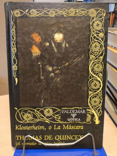 Portada del libro de Klosterheim, o la máscara - valdemar gotica - primera edición