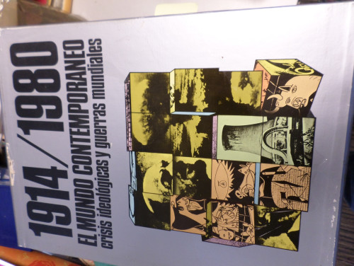 Portada del libro de 1914 / 1980 EL MUNDO CONTEMPORÁNEO - CRISIS IDIOLÓGICAS Y GUERRAS MUNDIALES - DIFUSORA INTERNACIONAL