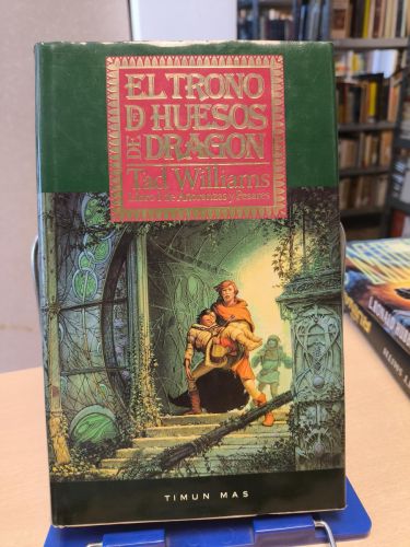 Portada del libro de EL TRONO DE HUESOS DE DRAGON - AÑORANZAS Y PESARES  LIBRO 1 - TIMUN MAS -1990