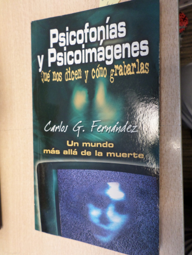 Portada del libro de PSICOFONIAS Y PSICOIMAGENES QUE NOS DICEN Y COMO GRABARLAS - BIBLIOTECA AÑO CERO