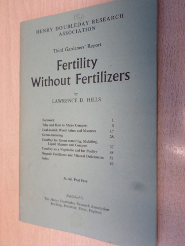 Portada del libro de FERTILITY WITHOUT FERTILIZER - FERTILIDAD SIN FERTILIZANTES (INGLES)