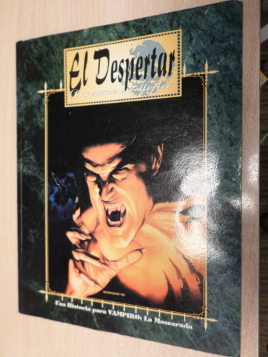 Portada del libro de EL DESPERTAR-DIABLERIE EN MEJICO-VAMPIRO LA MASCARADA-ROL-LA FACTORIA