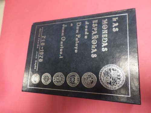 Portada del libro de LAS MONEDAS ESPAÑOLAS DESDE DON PELAYO A JUAN CARLOS I  (718 - 1978) - CARLOS CASTAN/ JUAN CAYON