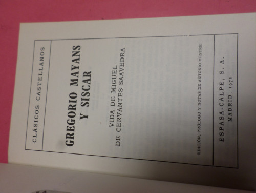 Portada del libro de CLASICOS CASTELLANOS 172 - VIDA DE MIGUEL DE CERVANTES