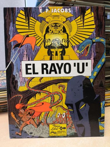 Portada del libro de El Rayo U -E. P. JACOBS - GRIJALBO JUNIOR 1991 
