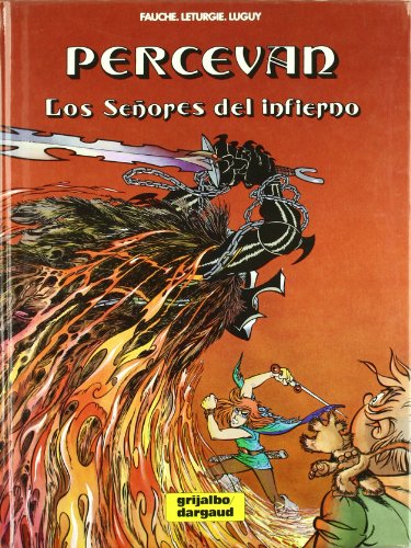 Portada del libro de PERCEVAN Nº 7 LOS SEÑORES DEL INFIERNO. GRIJALBO 1992.