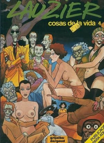 Portada del libro de COSAS DE LA VIDA 4 - LAUZIER - Grijalbo, 1984