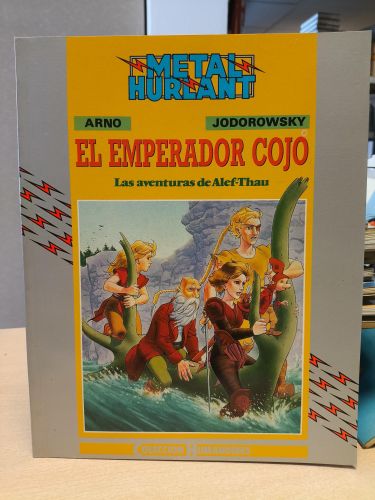 Portada del libro de LAS AVENTURAS DE ALEF - THAU V. - EL EMPERADOR COJO.- JODOROWSKY - ARNO - HUMANOIDES 32