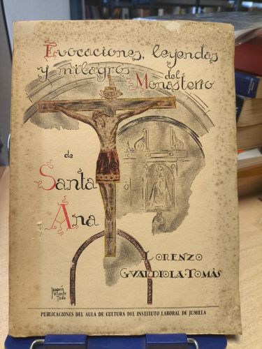 Portada del libro de Evocaciones, Leyendas y Milagros del Monasterio de Santa Ana - 
