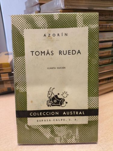 Portada del libro de TOMAS RUEDA - AUSTRAL Nº 248. - AZORÍN