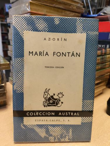 Portada del libro de AZORIN - MARIA FONTAN - Austral nº 525