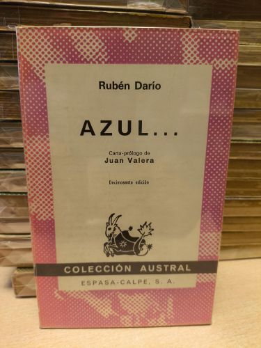 Portada del libro de RUBEN DARIO - AZUL ... - Austral 19