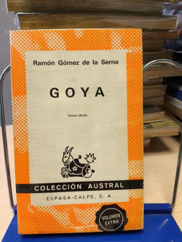 Portada del libro de RAMON GOMEZ DE LA SERNA - GOYA - Austral 920