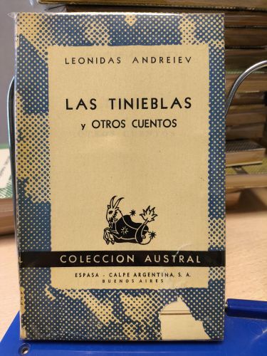 Portada del libro de LEONIDAS ANDREIEV - LAS TINIEBLAS Y OTROS CUENTOS - Austral 1159