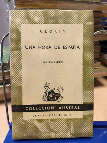 Portada del libro de AZORIN - UNA HORA DE ESPAÑA - Austral 801