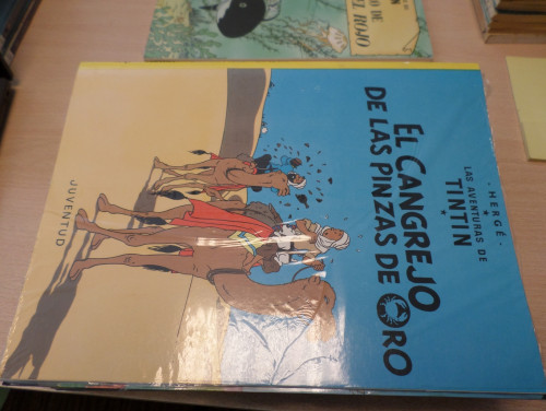 Portada del libro de LAS AVENTURAS DE TINTIN - EL CANGREJO DE LAS PINZAS DE ORO ( NUEVO TODAVÍA CON PLÁSTICO)