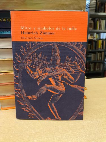 Portada del libro de MITOS Y SIMBOLOS DE LA INDIA - HEINRICH ZIMMER /JOSEPH CAMPBELL - MUY BUEN ESTADO