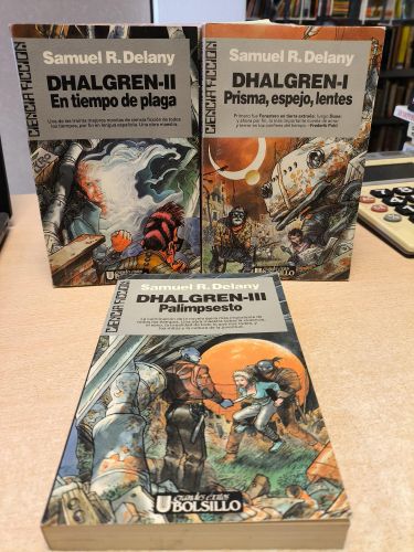 Portada del libro de Dhalgren completa. 3 Vols - Samuel R. Delany - Ultramar