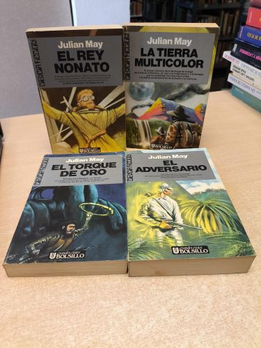 Portada del libro de SAGA DEL EXILIO EN EL PLIOCENO - JULIAN MAY - COMPLETA 4 VOLS - ULTRAMAR