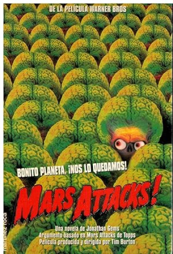 Portada del libro de MARS ATTACKS! - JONATHAN GEMS - 1997  MARTÍNEZ ROCA
