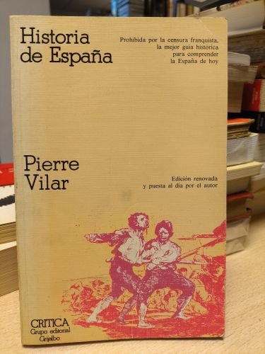 Portada del libro de HISTORIA DE ESPAÑA - PIERRE VILAR