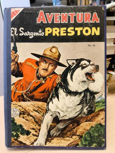 Portada del libro de TOMO ENCUADERNADO NOVARO - EL SARGENTO PRESTON / KING DE LA POLICIA MONTADA - CONTIENE 12 TBOS