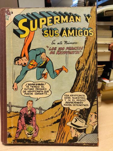 Portada del libro de TOMO ENCUADERNADO NOVARO - SUPERMAN - 1962 - CONTIENE 10 TBOS