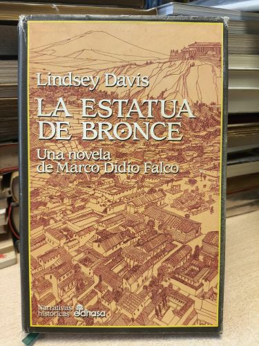 Portada del libro de LA ESTATUA DE BRONCE. II NOVELA DE MARCO DIDIO FALCÓ - LINDSEY DAVIS