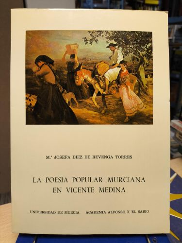 Portada del libro de La Poesía popular murciana en Vicente Medina