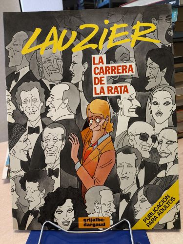 Portada del libro de LAUZIER Nº 5 - LA CARRERA DE LA RATA - GRIJALBO - AÑO 1985