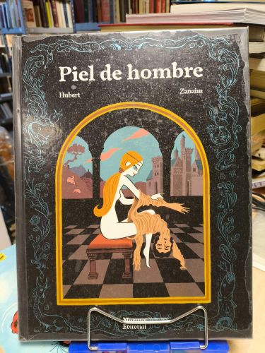 Portada del libro de PIEL DE HOMBRE / HUBERT-ZANZIM / 2021. NORMAL EDITORAL